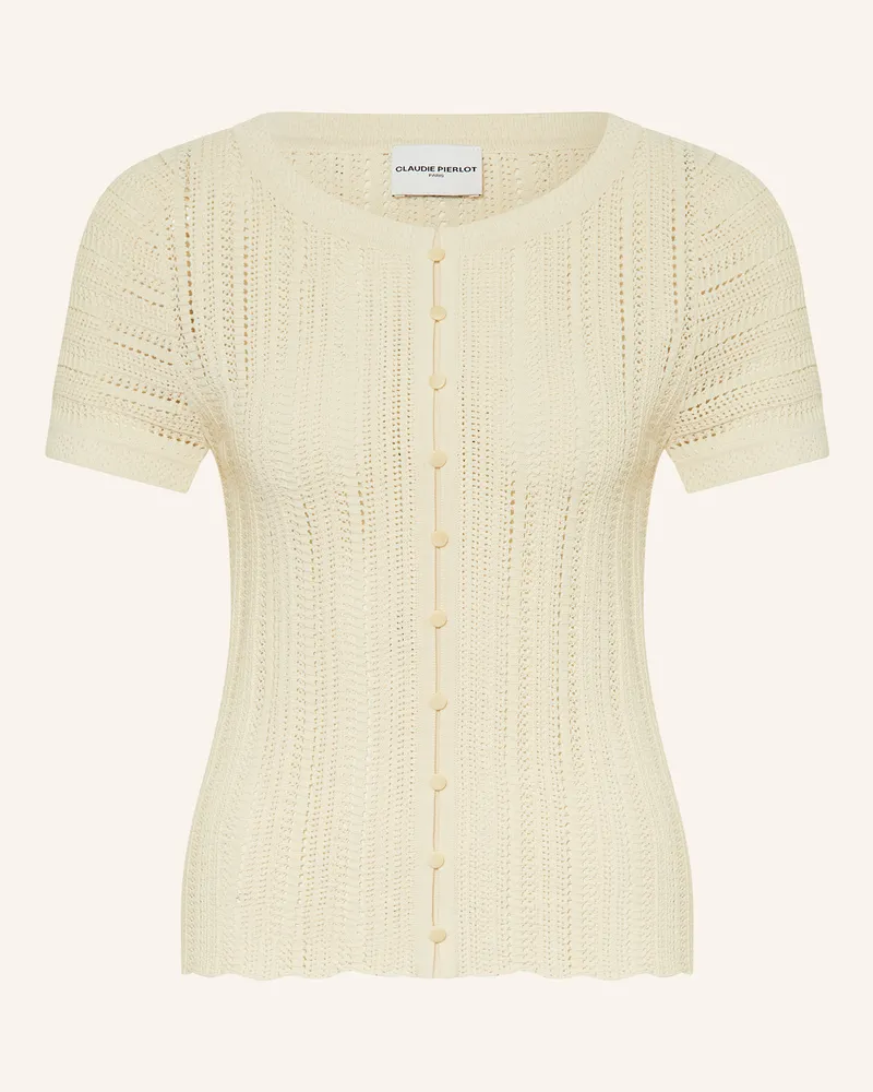 Claudie Pierlot Strickshirt Ecru