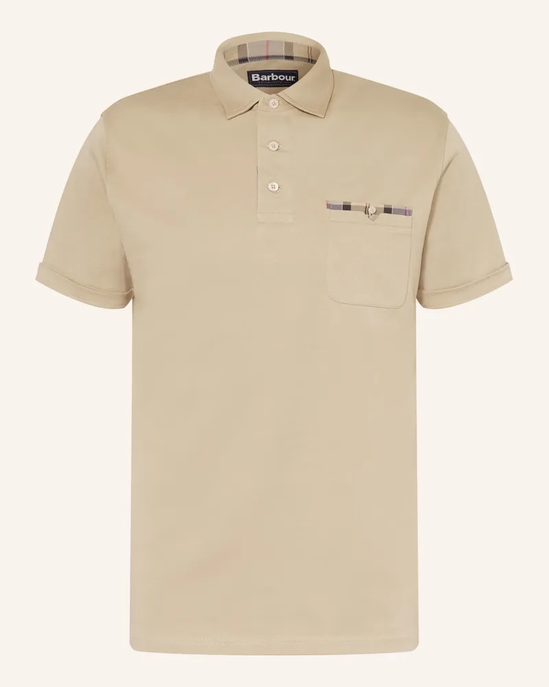 Barbour Jersey-Poloshirt PREM Camel