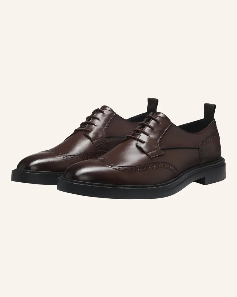 HUGO BOSS Business-Schnürschuh CALEV_DERB_LTBRFB Dunkelbraun