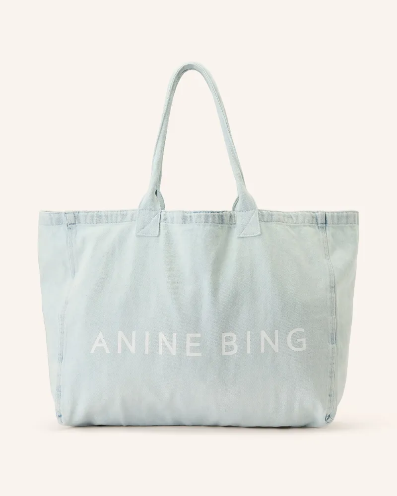 Anine Bing Shopper Leo blau Hellblau