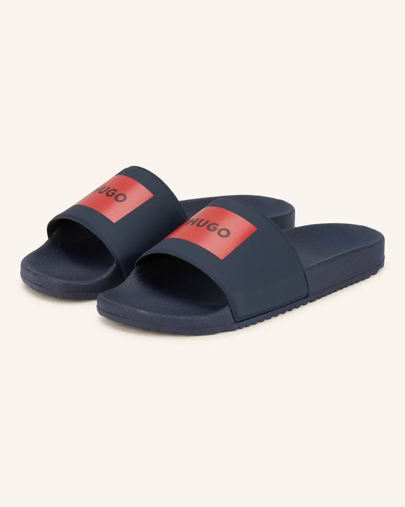 HUGO BOSS Pantoletten Timein blau Dunkelblau