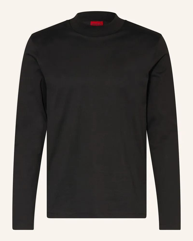 HUGO BOSS Longsleeve DIMERSOLO Schwarz