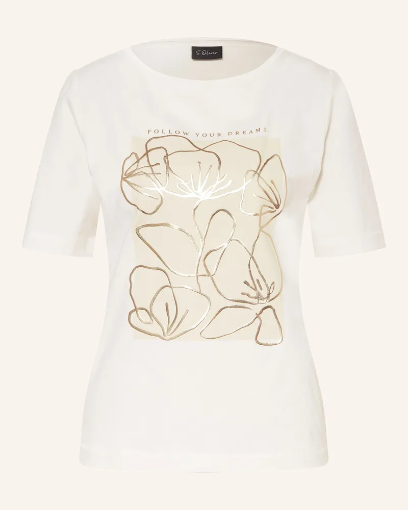 S.Oliver T-Shirt Ecru