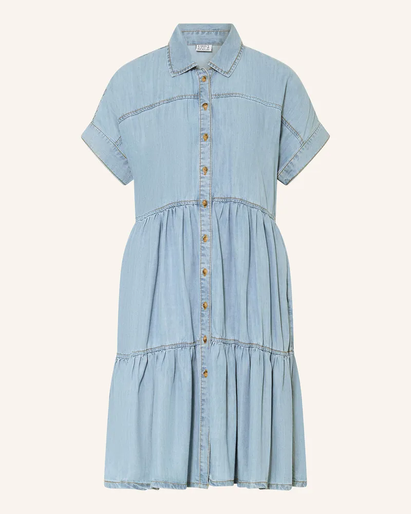 Emily van den Bergh Hemdblusenkleid In Jeansoptik blau 610