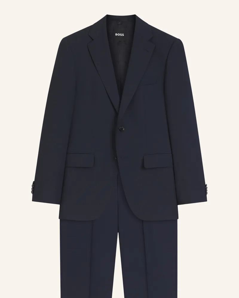 HUGO BOSS Business Anzug H-Jeckson-2pcs-263 Regular Fit blau Dunkelblau