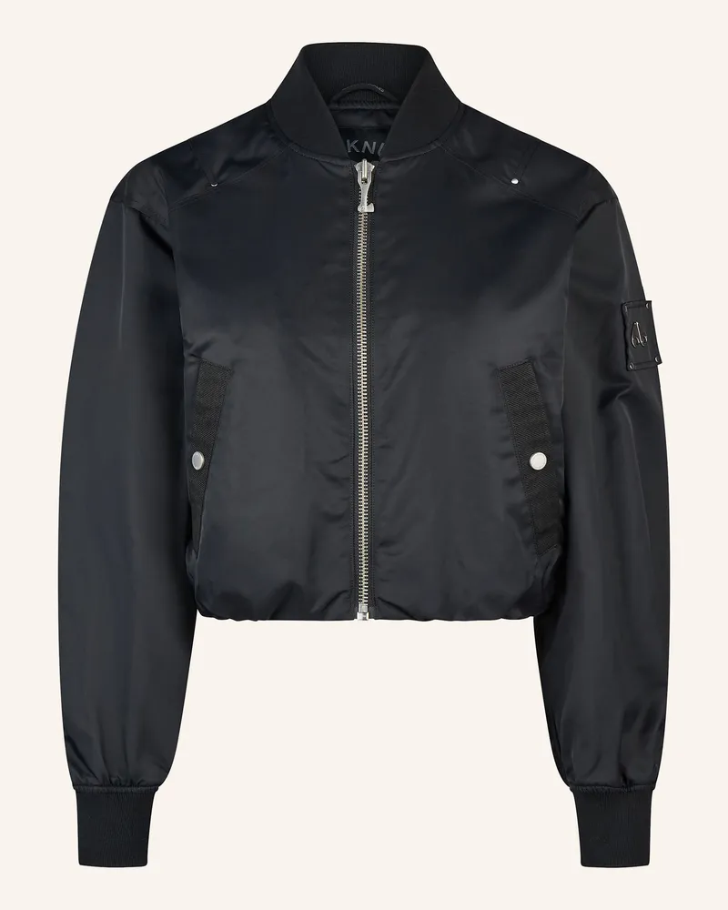 Moose Knuckles Jacke Rougemont schwarz Schwarz