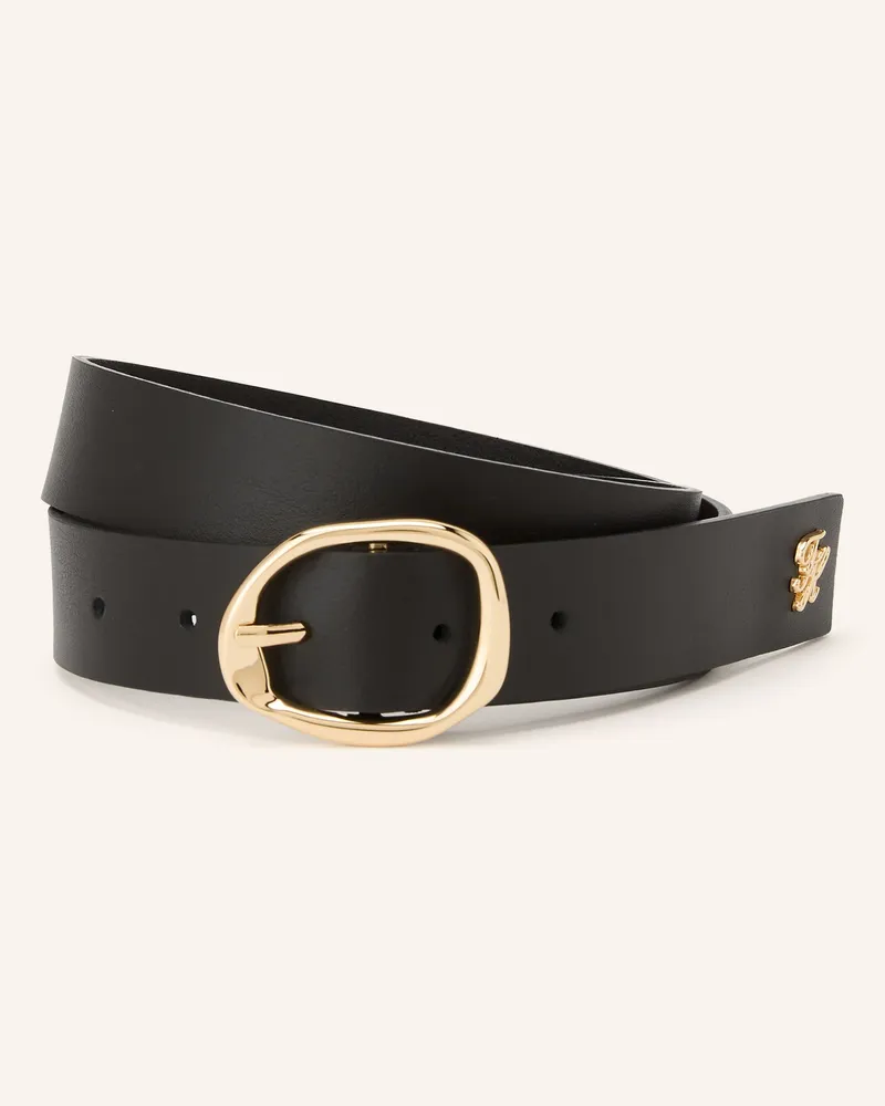 Tommy Hilfiger Ledergürtel Sculpt 3.0 schwarz Schwarz