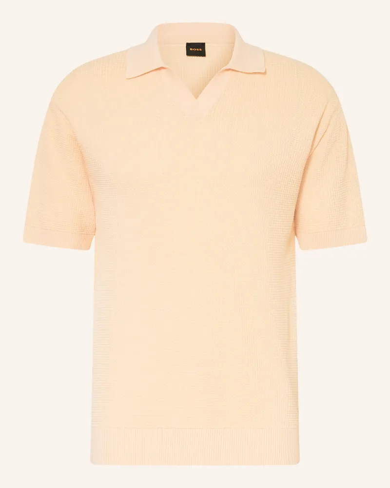 HUGO BOSS Piqué-Poloshirt Kocello orange Hellgelb