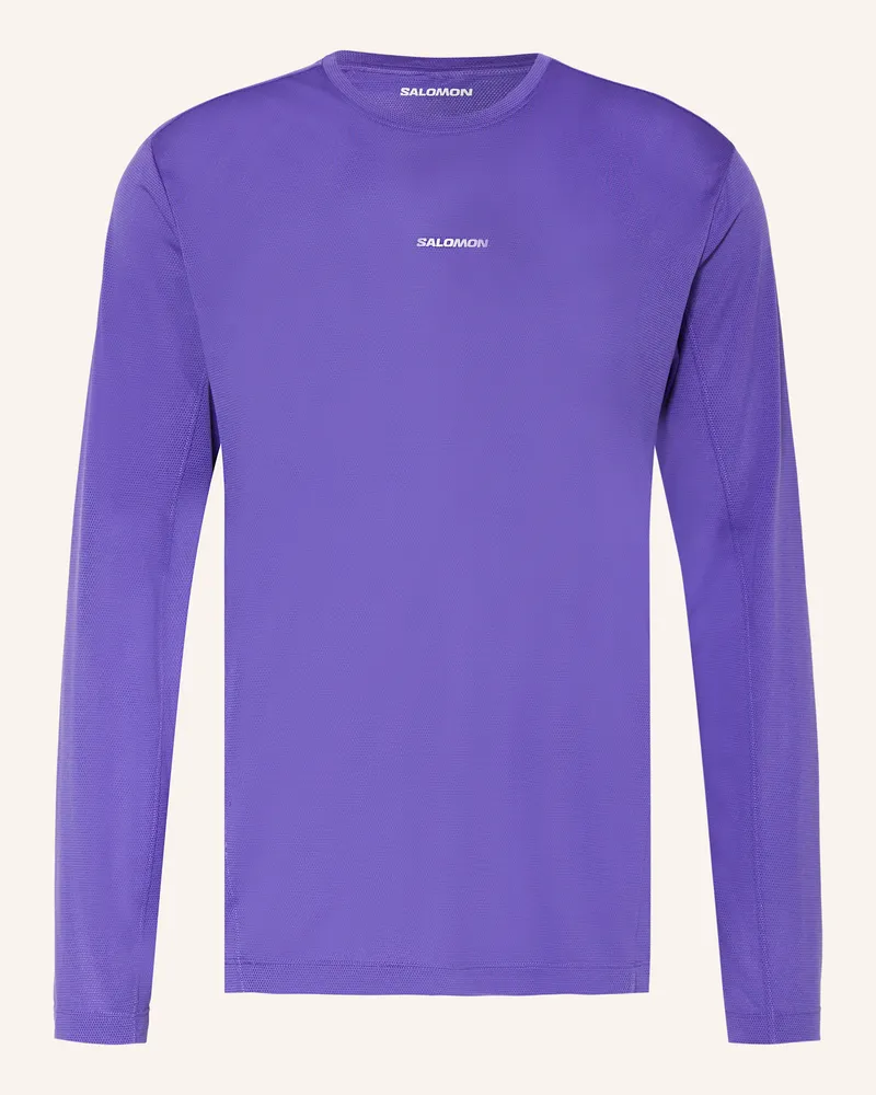 Salomon Laufshirt SHAKEOUT CORE Lila