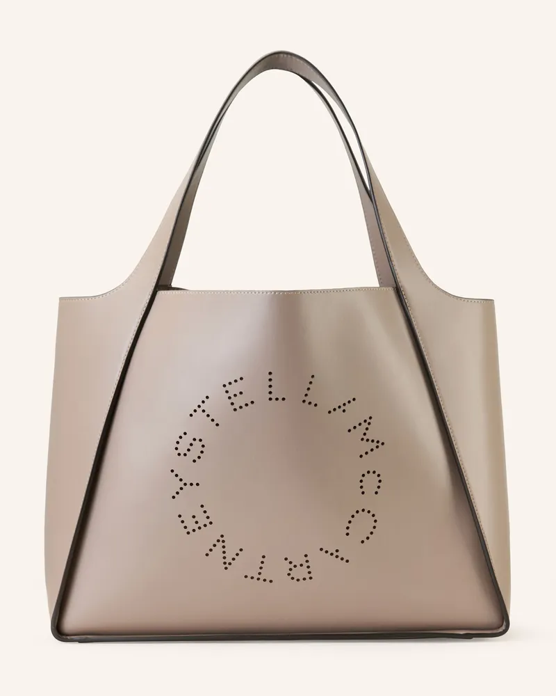 Stella McCartney Hobo-Bag mit Pouch Taupe
