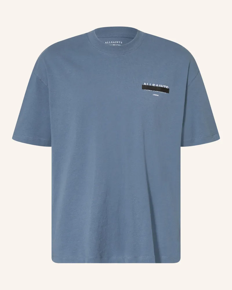AllSaints T-Shirt Redact blau Blau