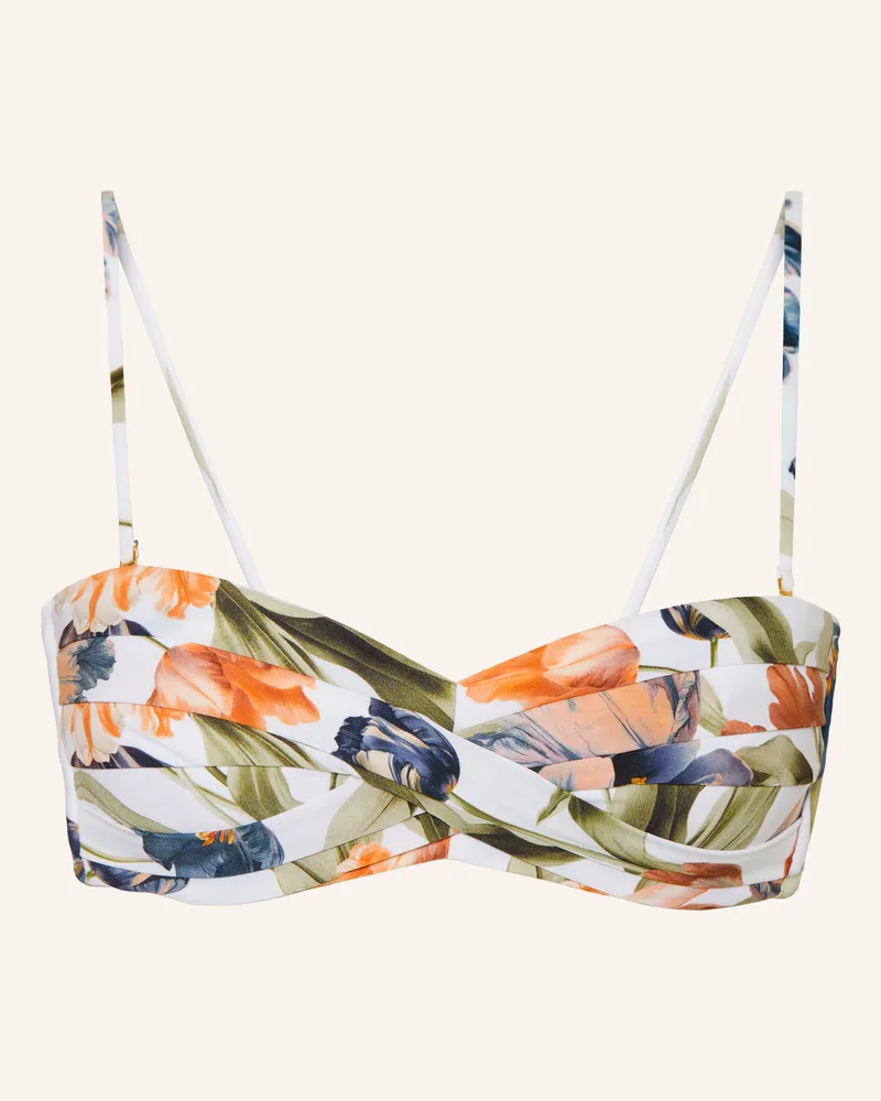 Maryan Mehlhorn Bandeau-Bikini-Top Tulipe weiss Weiss