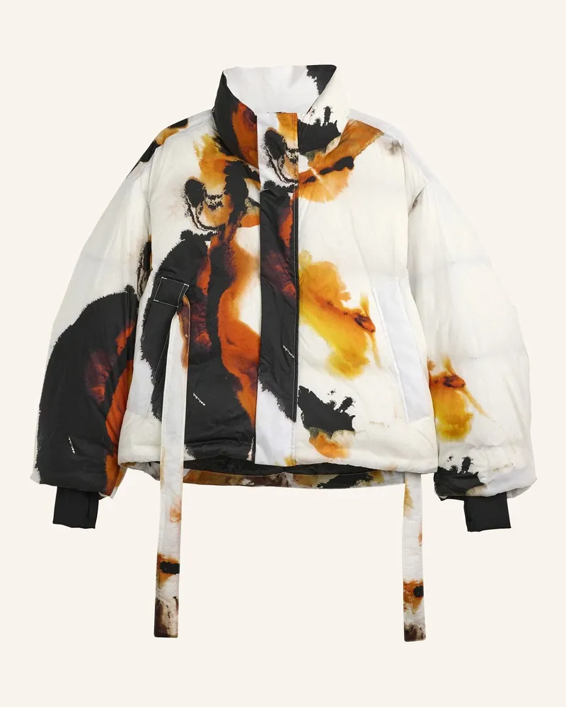 Y-3 Y-3 Aop Pufferjacke weiss Weiss