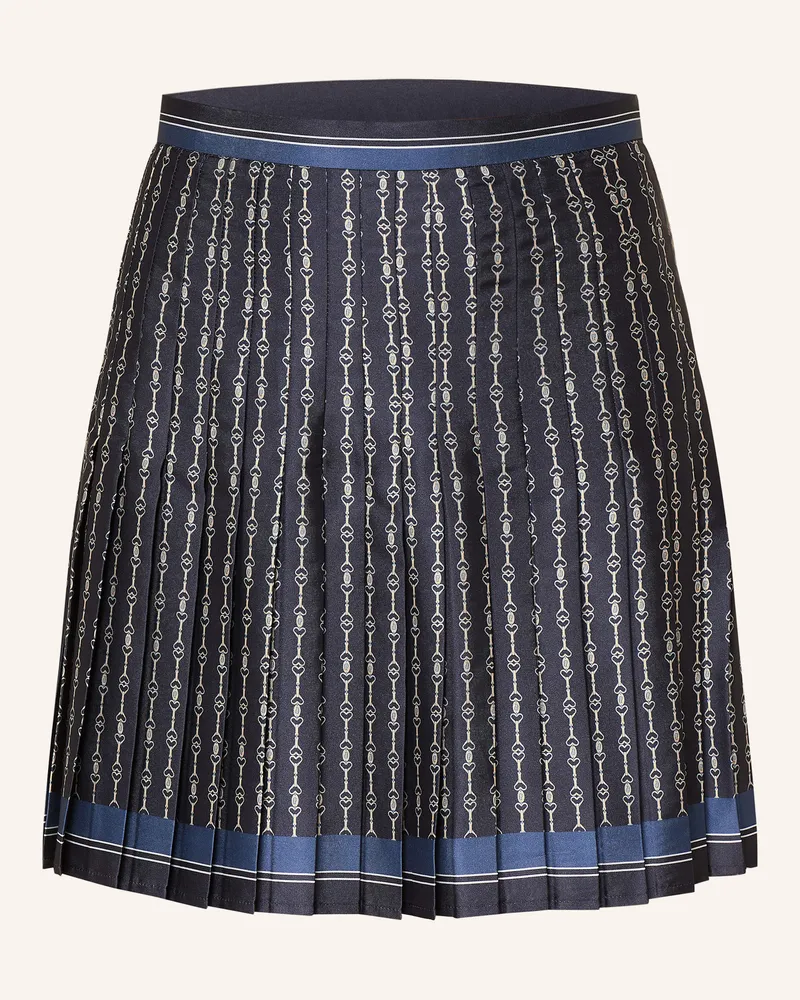 Claudie Pierlot Satinrock blau Dunkelblau