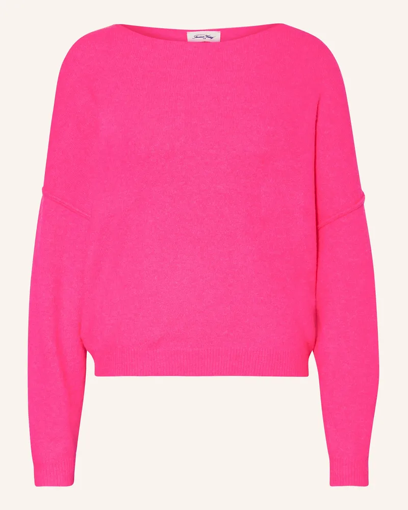 American Vintage Pullover Damsville pink Neonrosa