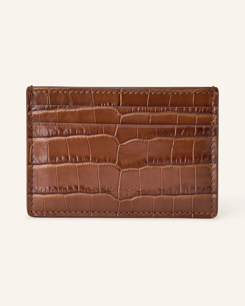 Tom Ford Kartenetui Braun