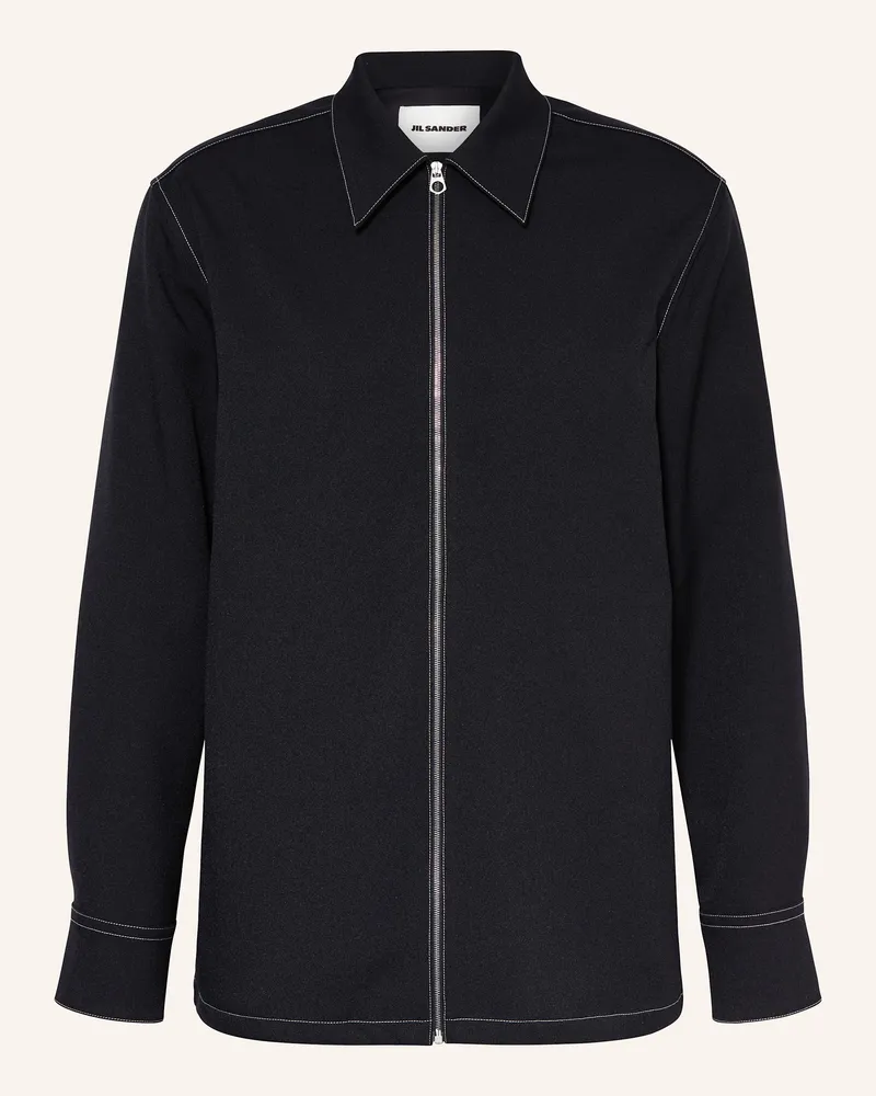 Jil Sander Overshirt SHIRT 106 Dunkelblau