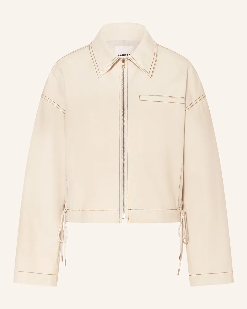 Sandro Jacke Creme
