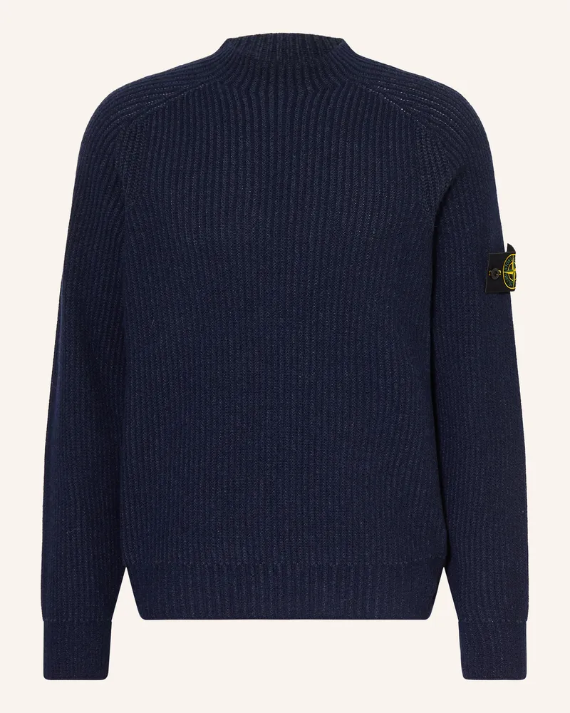 Stone Island Pullover Mit Cashmere blau Dunkelblau