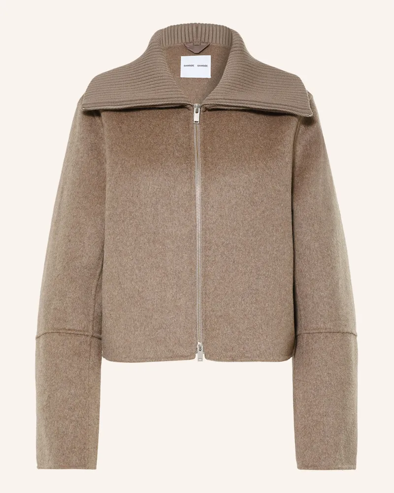 Samsøe & Samsøe Kastenjacke Sacleo braun Taupe
