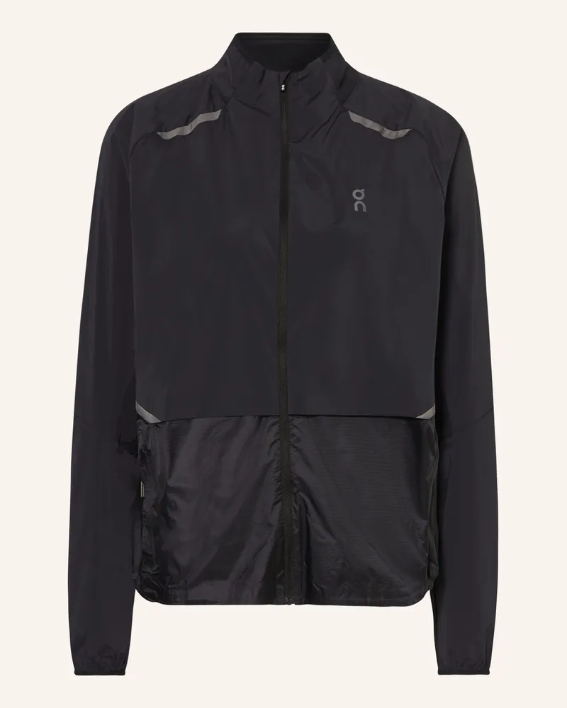 ON Laufjacke Weather schwarz Schwarz