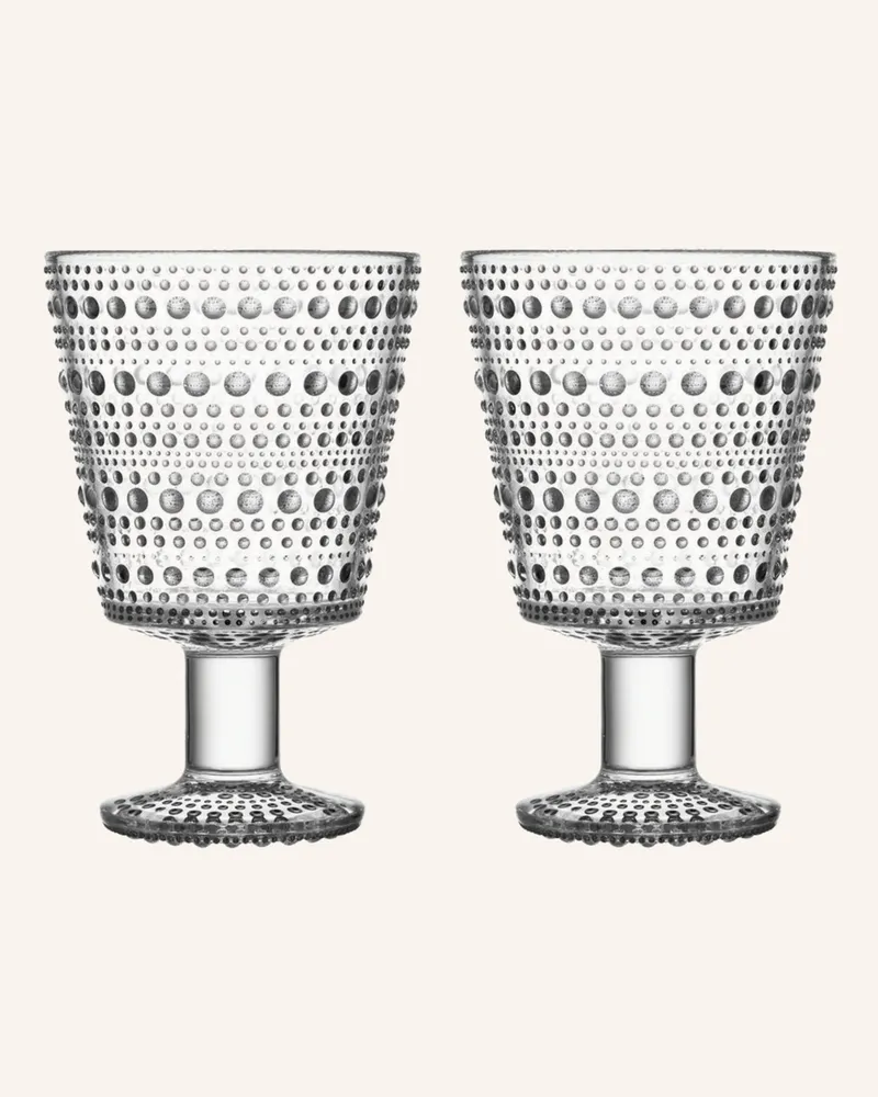 iittala 2er-Set Trinkgläser Kastehelmi transparent Transparent
