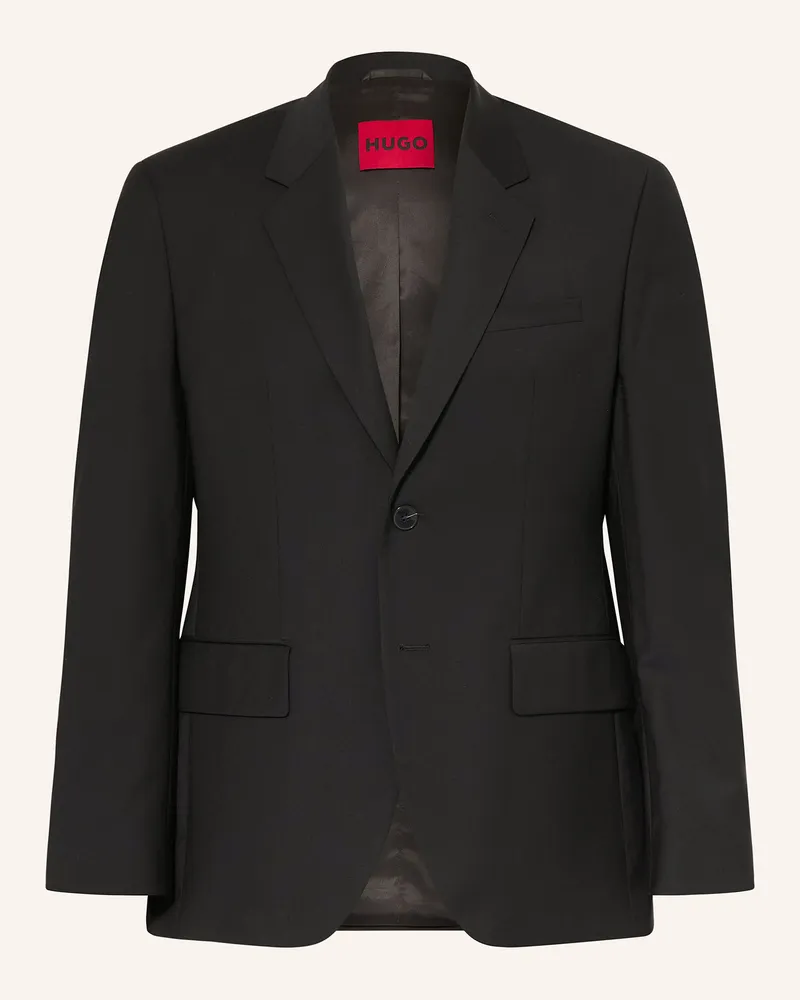 HUGO BOSS Anzugsakko KARL Regular Fit Schwarz