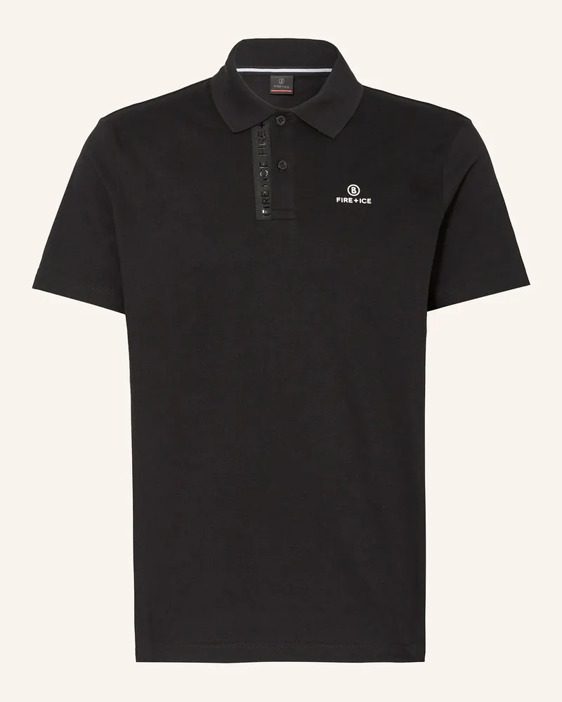 Bogner Fire & Ice Piqué-Poloshirt RAMON4 Schwarz