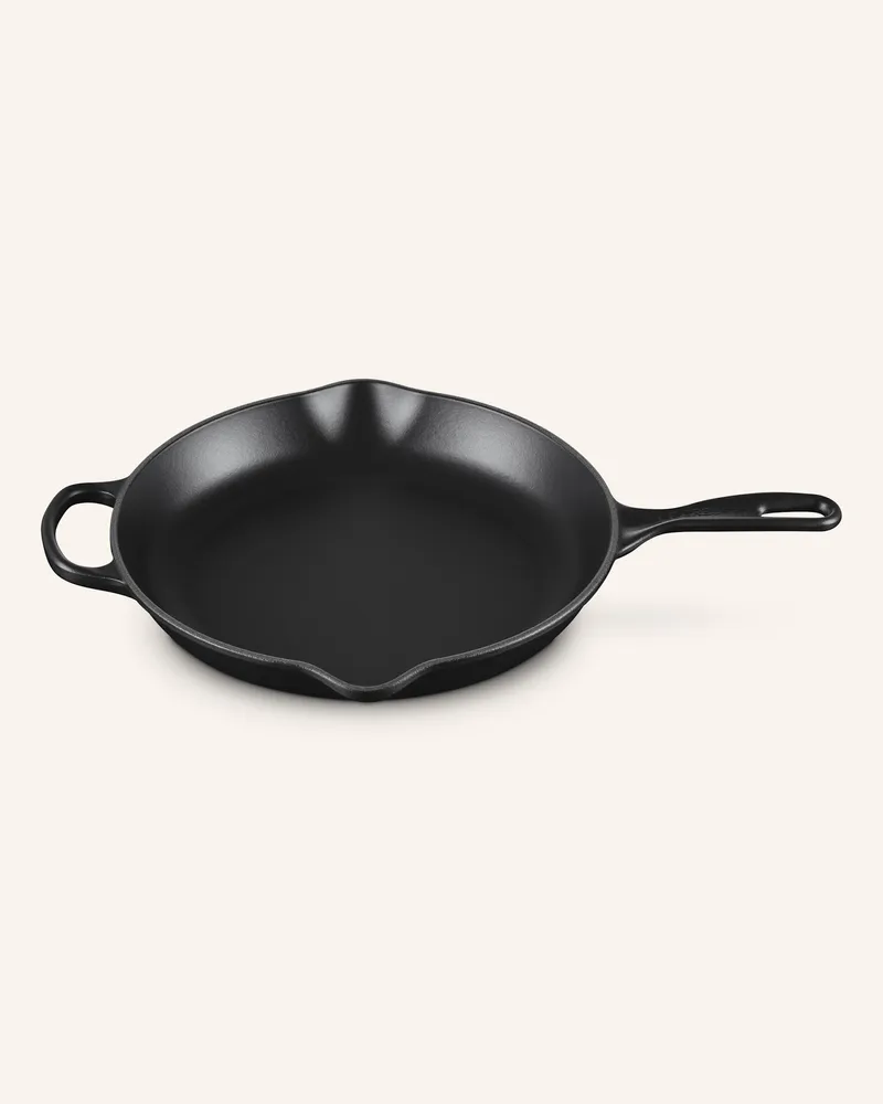 Le Creuset Brat- Und Servierpfanne Signature schwarz Matte