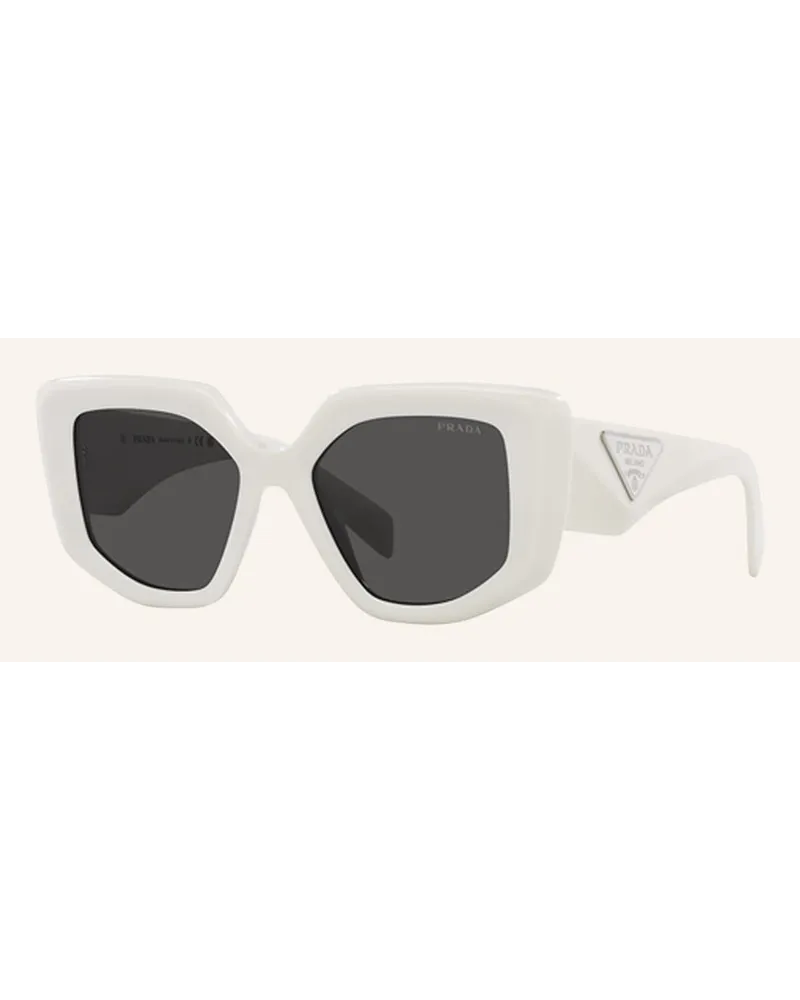 Prada Sonnenbrille 0PR14ZS Weiss