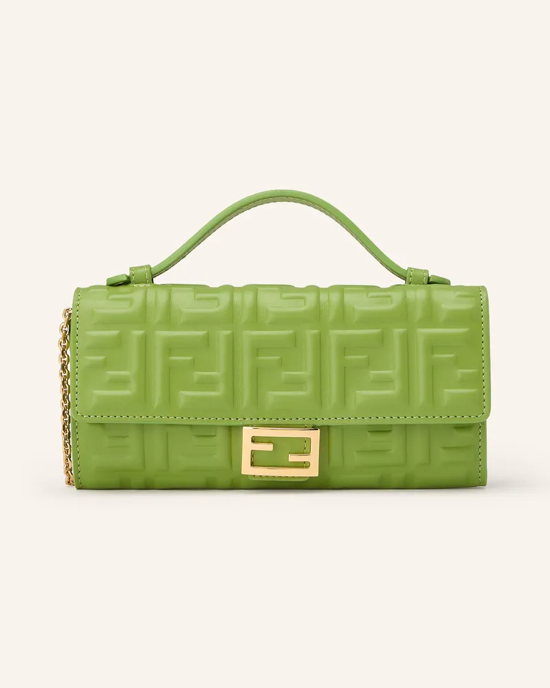 Fendi Umhängetasche Baguette gruen Grün