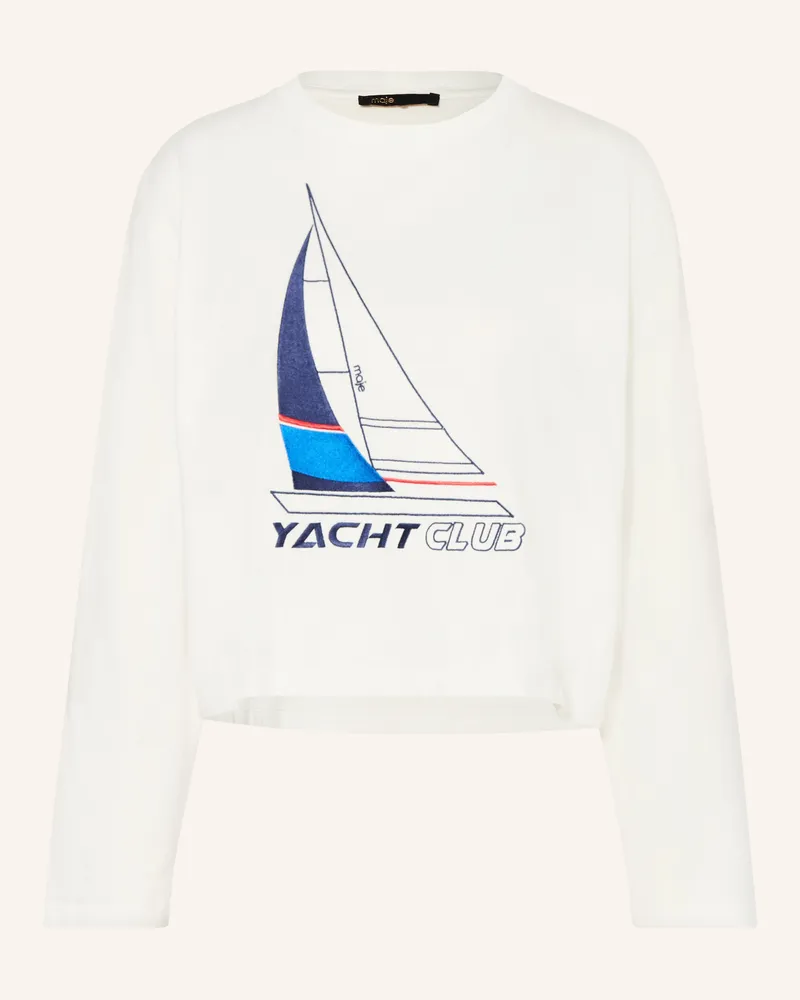Maje Longsleeve weiss Weiss