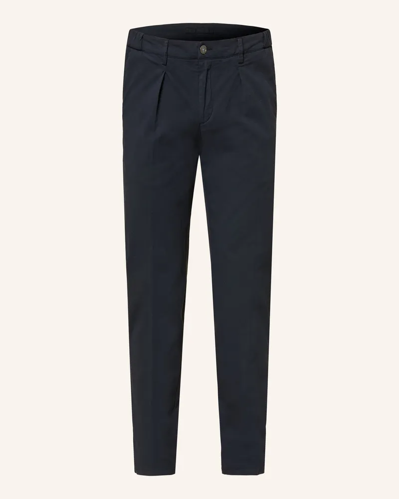 Profuomo Chino Slim Fit blau Dunkelblau