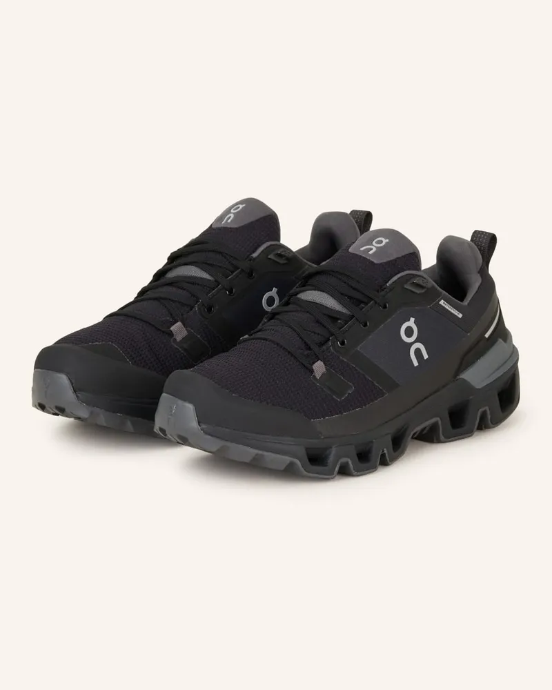 ON Running Trekkingschuhe CLOUDWANDER WATERPROOF Schwarz