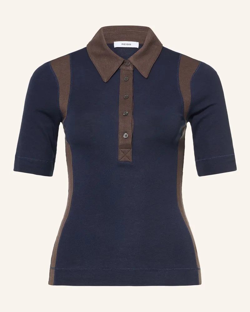 Reiss Jersey-Poloshirt Winnie blau Dunkelblau