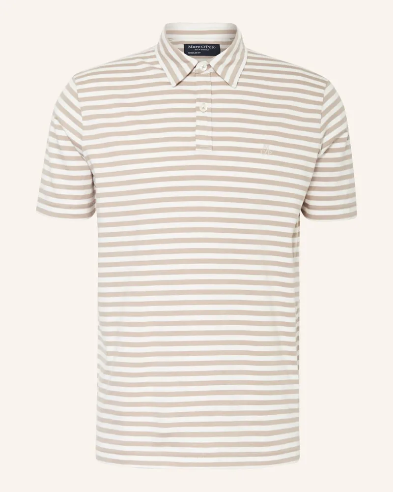 Marc O'Polo Jersey-Poloshirt Regular Fit Weiss