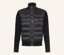 Lightweight-Daunenjacke Compound Im Materialmix schwarz