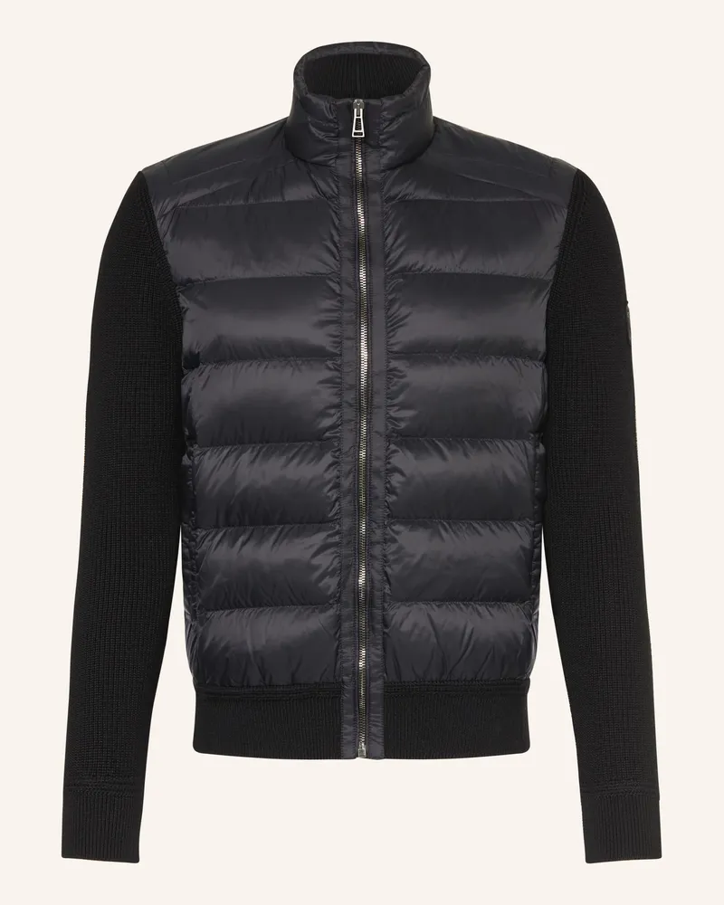 Belstaff Lightweight-Daunenjacke Compound Im Materialmix schwarz Schwarz