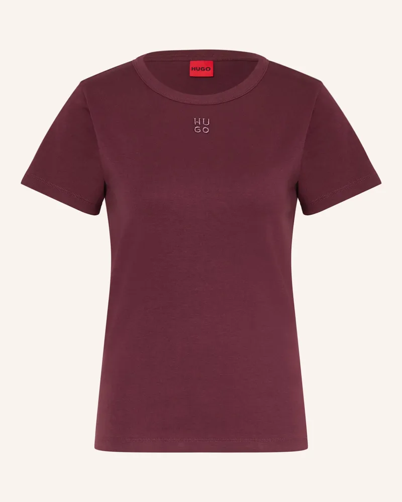 HUGO BOSS T-Shirt DELORIS Dunkellila
