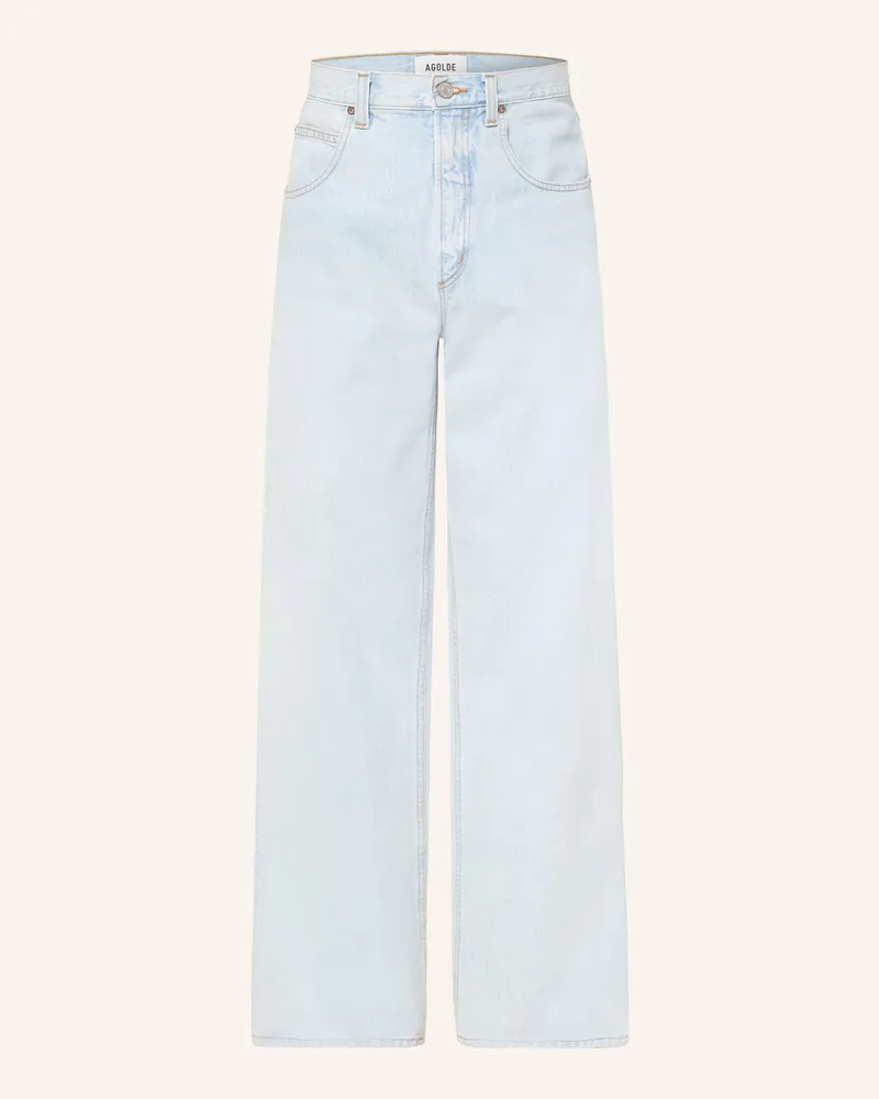 AGOLDE Jeans Regular Straight Fit blau Ruse