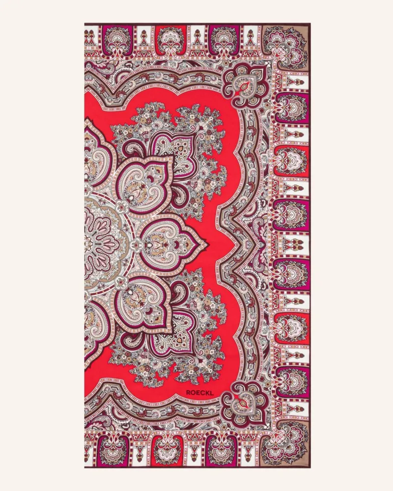 Roeckl Seidentuch Timeless Paisley beige Beige