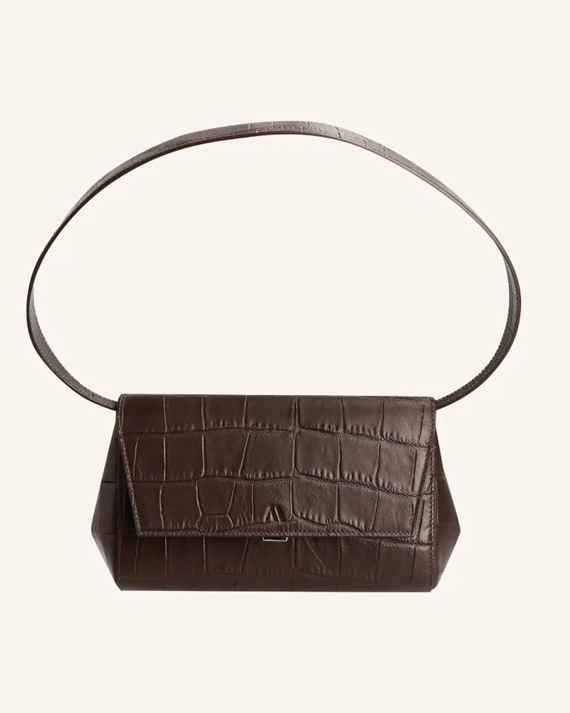 KAAI Umhängetasche IKON CLUTCH Dunkelbraun