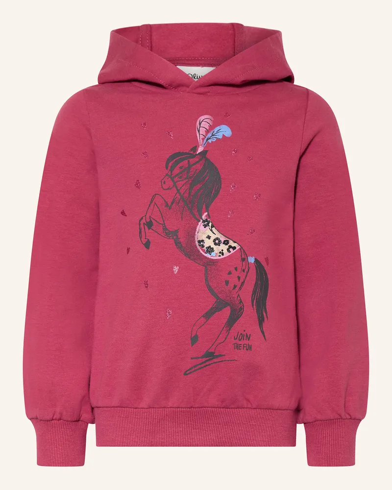 S.Oliver Hoodie Dunkelrot