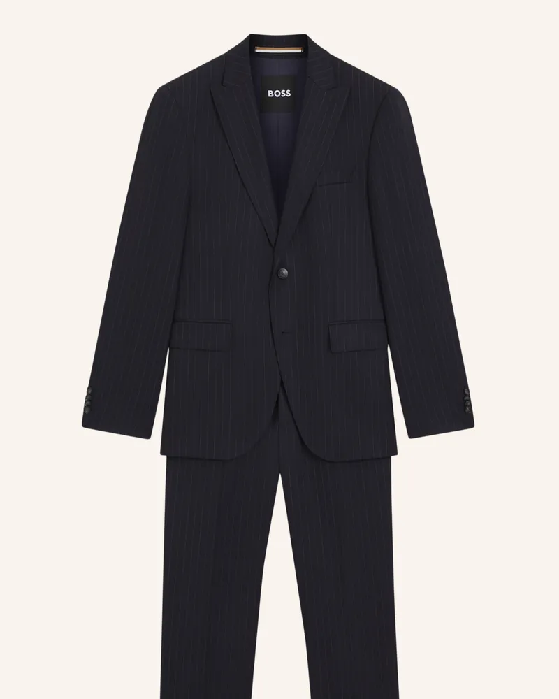 HUGO BOSS Business Anzug H-JECKSON-2PCS-PK261 Regular Fit Dunkelblau