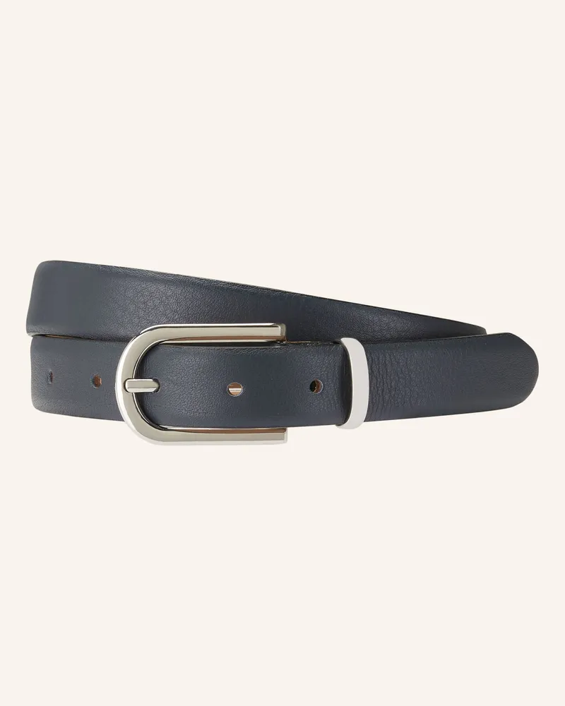 Brax Ledergürtel blau Dunkelblau