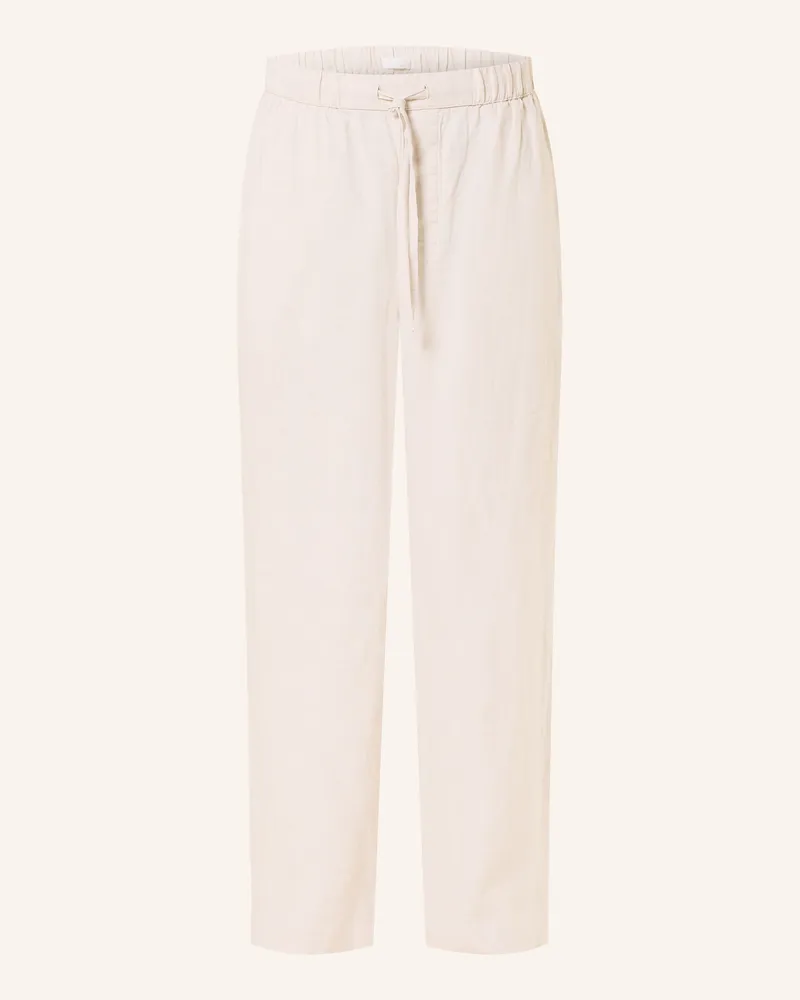 Arket Leinenhose Regular Fit beige Beige