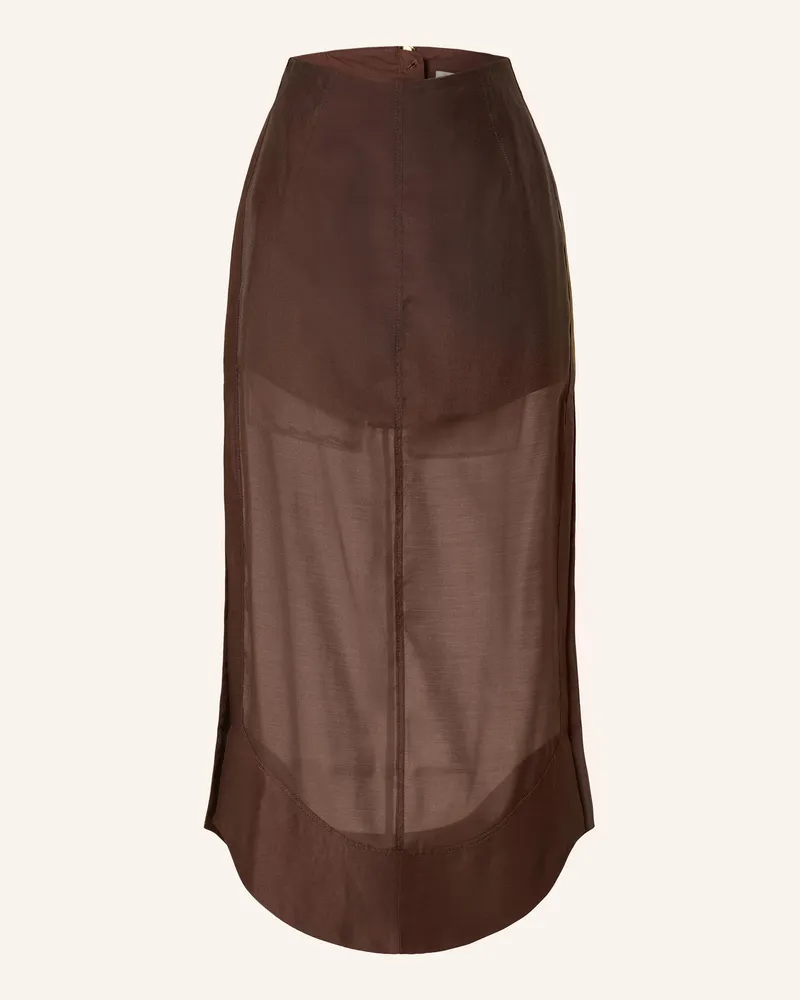 Aje. Rock Capture Im Materialmix Mit Nieten braun Dunkelbraun