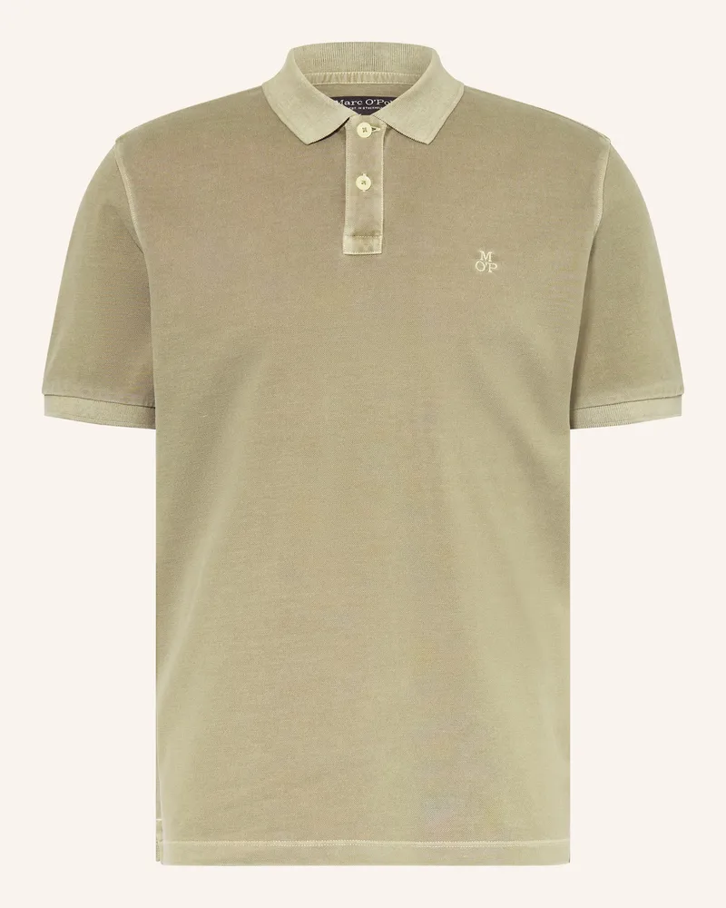 Marc O'Polo Piqué-Poloshirt Oliv