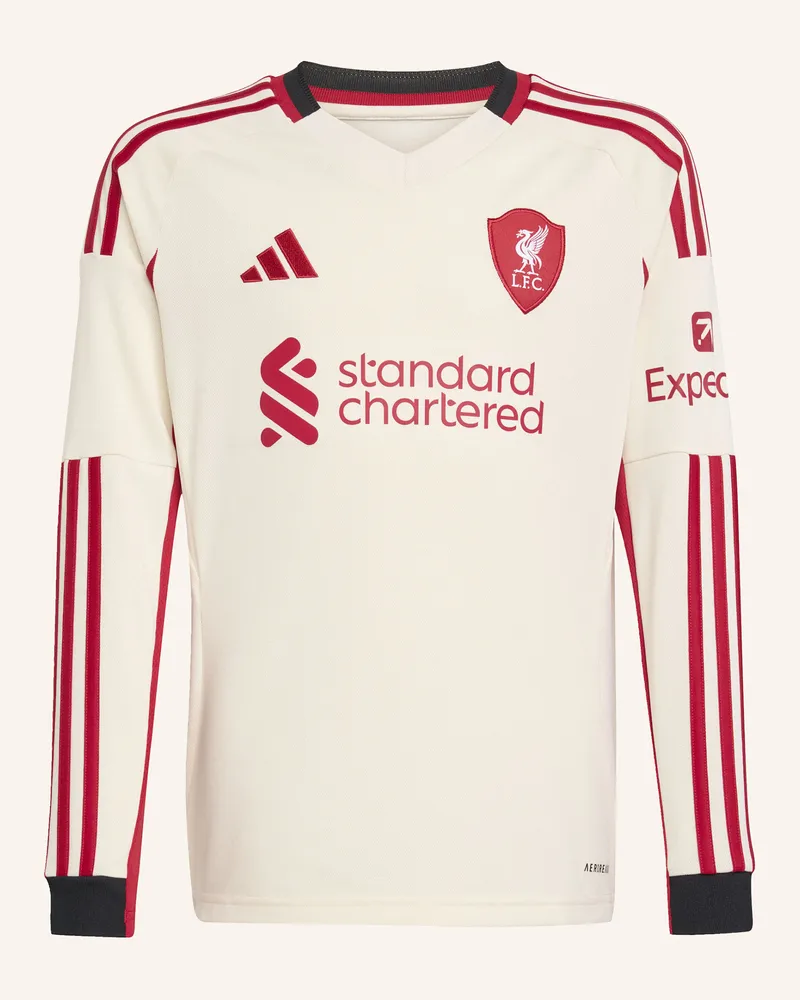 adidas Liverpool Fc 25/26 Long Sleeve Kids Auswärtstrikot weiss Weiss