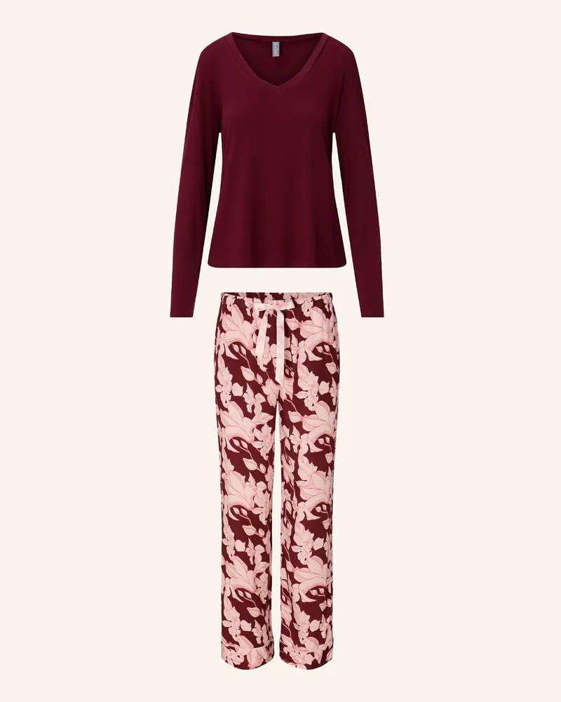 LingaDore Top & Hose rot Dunkelrot